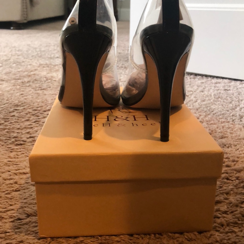Transparent black base heel - Picture 3 of 6